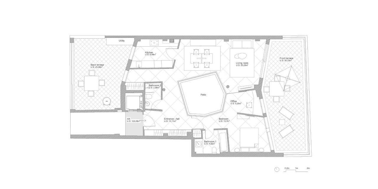 C Temple Fielding 4, 4 Apartment *